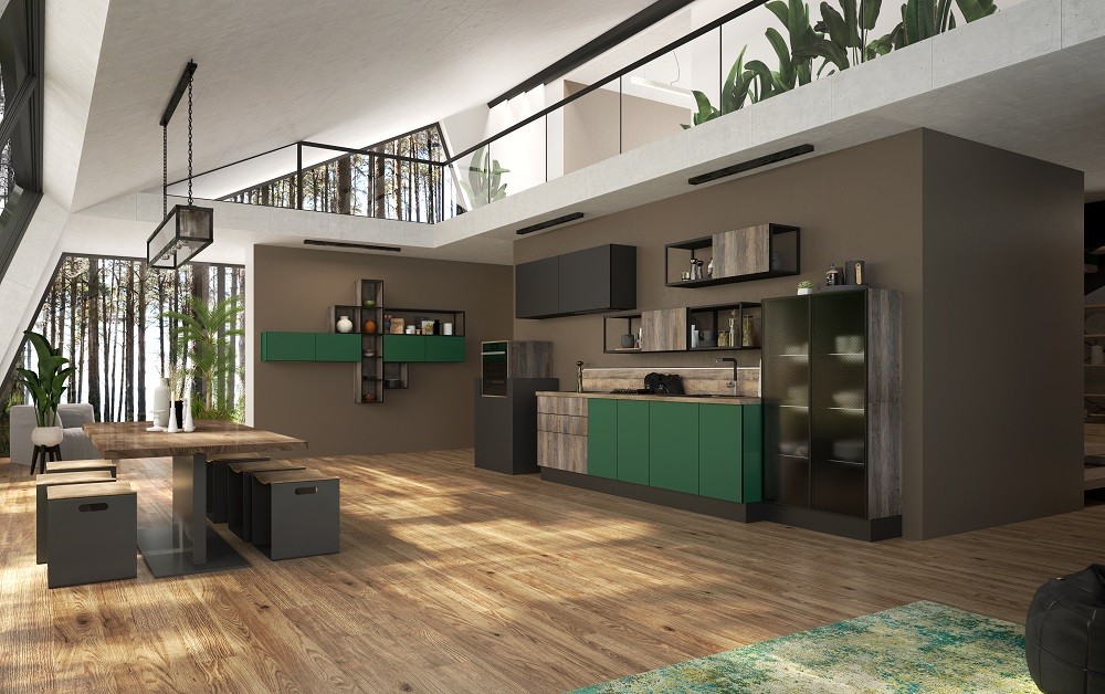 Кухня Ханна Блэк эко-стиль