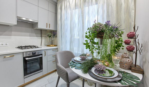 Светлая кухня в Обнинске