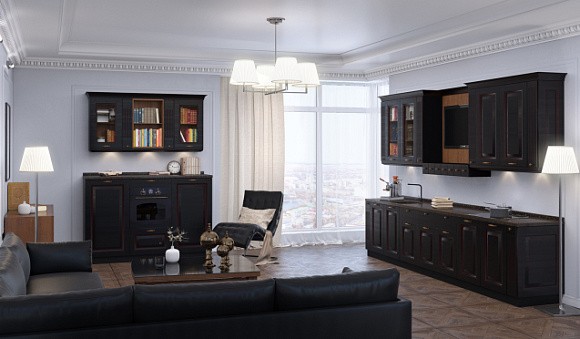 Большие кухни