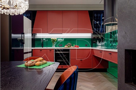 П-образный гарнитур для кухни