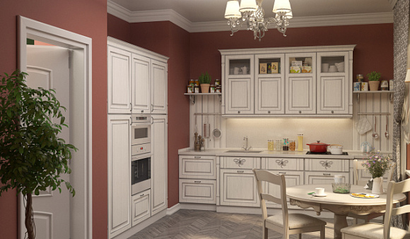 Светлая кухня в Обнинске