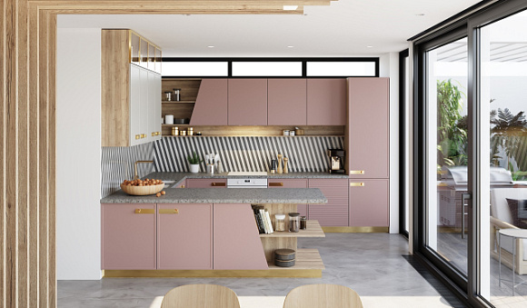 Светлая кухня в Обнинске