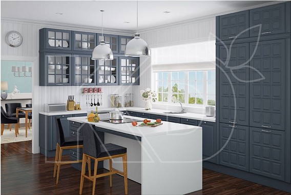 ширина угловой кухни