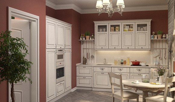 Светлая кухня в Сочи