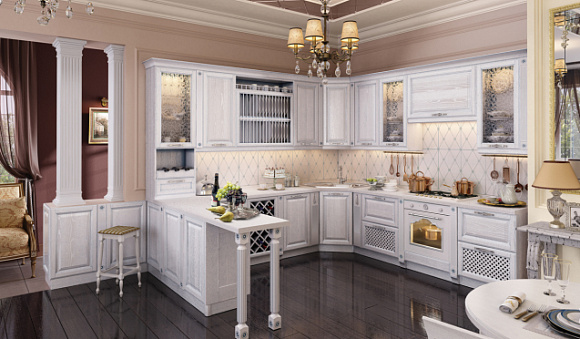 Светлая кухня в Обнинске