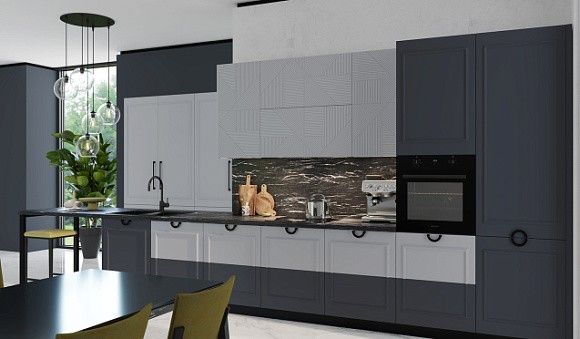 Кухни с островом и полуостровом