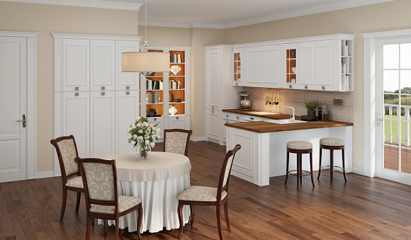 Светлая кухня в Обнинске