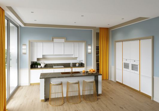 Формы кухонных гарнитуров