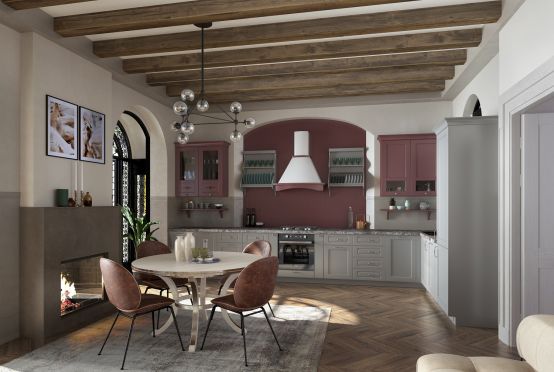 Современная дизайнерская кухня